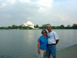 At the Jefferson Memorial Sep 2003